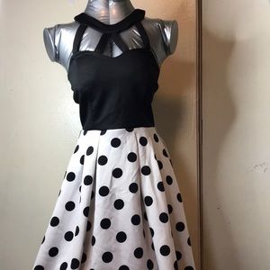 Polka dot dress. super cute